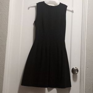 H&M black pleated dress